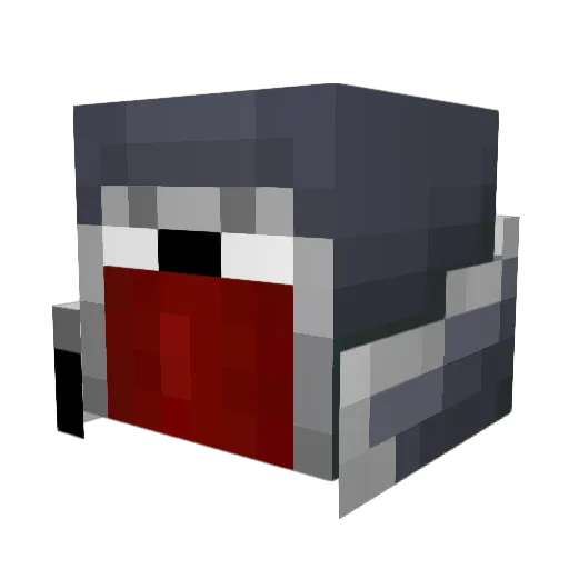 excel26 Minecraft avatar head, 3D render