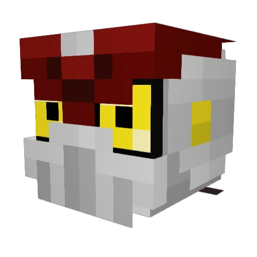 excill Minecraft avatar head, 3D render