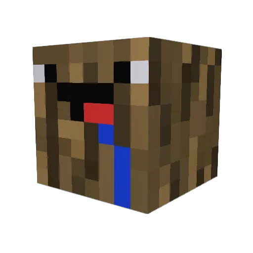 exe_vampie Minecraft avatar head, 3D render