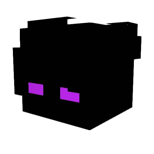 execrable Minecraft avatar head, 3D render