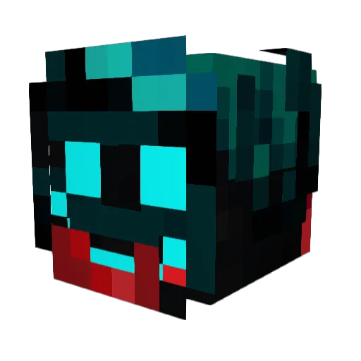 exeforus Minecraft avatar head, 3D render