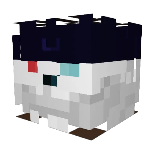 exerstax Minecraft avatar head, 3D render