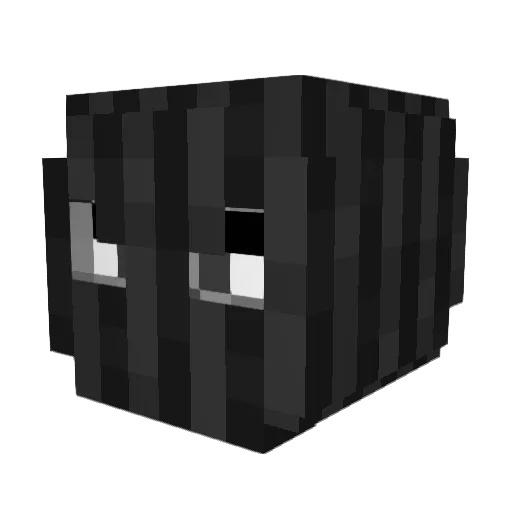 exhpy Minecraft avatar head, 3D render