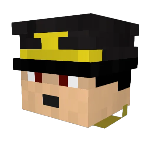 exile65 Minecraft avatar head, 3D render
