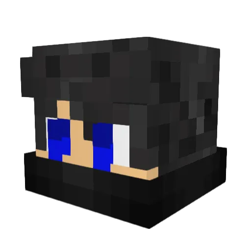 exiled_conduit Minecraft avatar head, 3D render