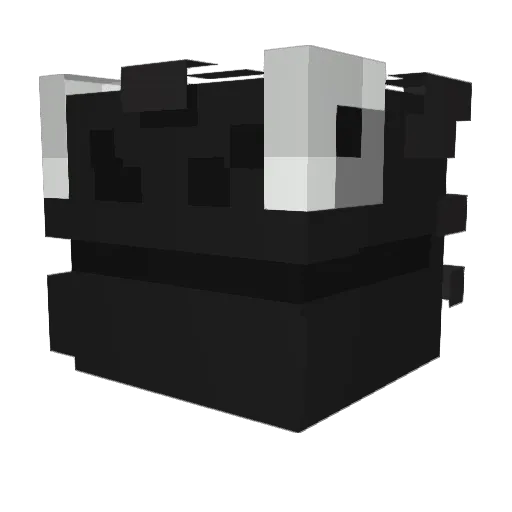 eximyy Minecraft avatar head, 3D render