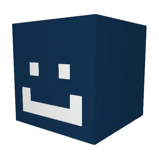 existentialsims Minecraft avatar head, 3D render