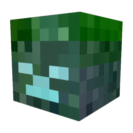 exkallbe Minecraft avatar head, 3D render