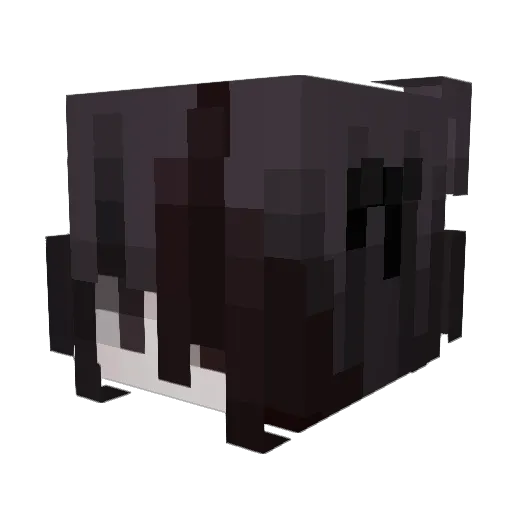exkrc Minecraft avatar head, 3D render