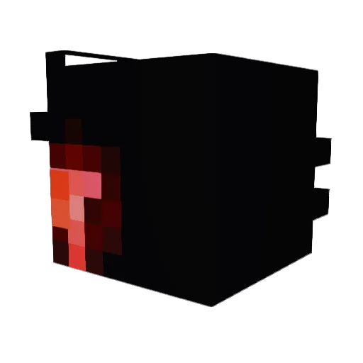exlersa Minecraft avatar head, 3D render