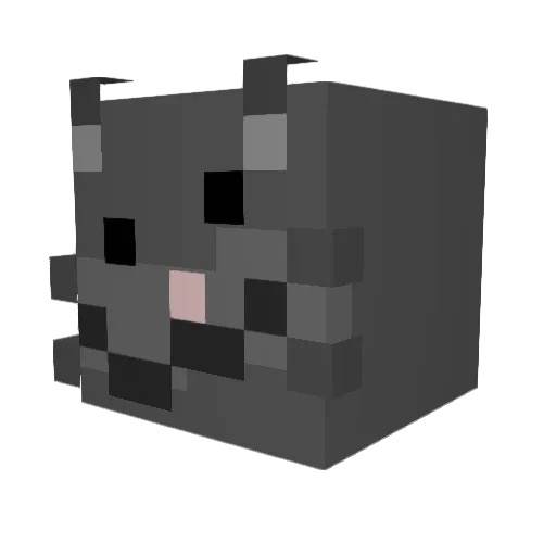 exmachineboy Minecraft avatar head, 3D render