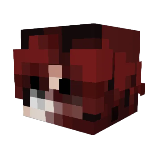 exmacumbeira Minecraft avatar head, 3D render