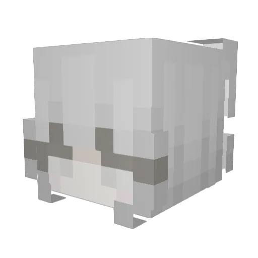 exnar_ Minecraft avatar head, 3D render
