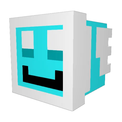 exobey_ Minecraft avatar head, 3D render