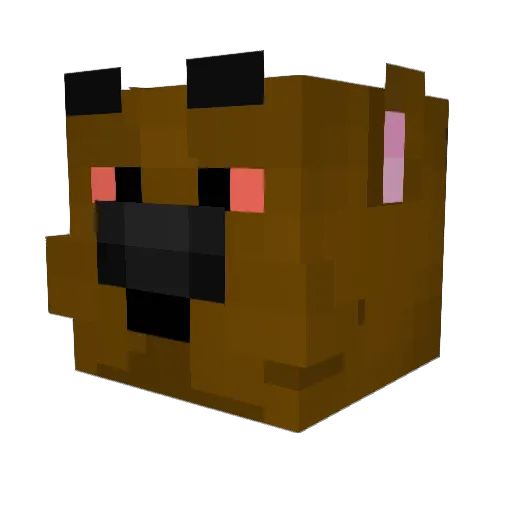 exodementia Minecraft avatar head, 3D render