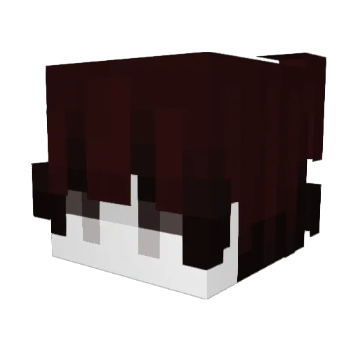 exorcivel Minecraft avatar head, 3D render