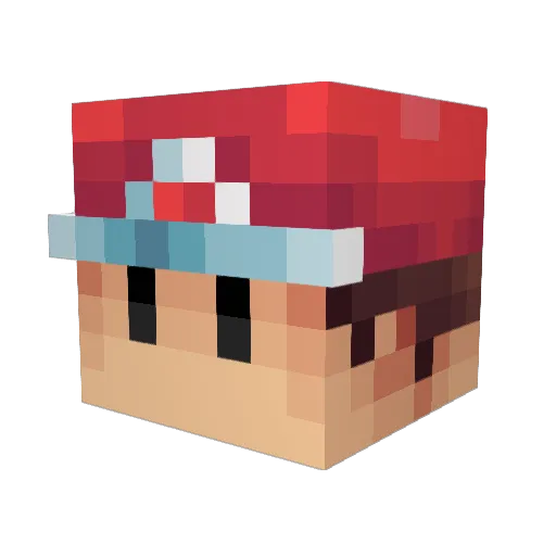 exotic_Freezer Minecraft avatar head, 3D render