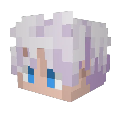 exotic_mustafa Minecraft avatar head, 3D render