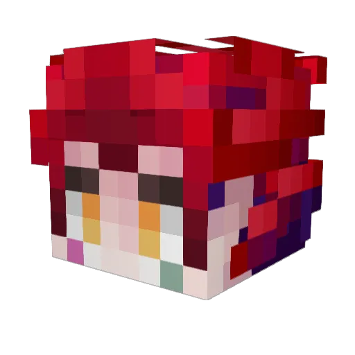 exotic_outlaw2 Minecraft avatar head, 3D render