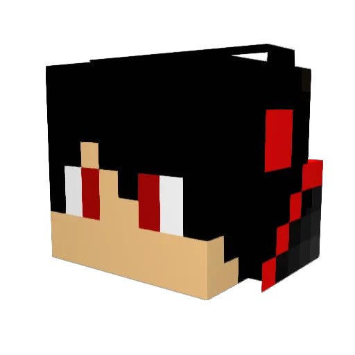 expedito18 Minecraft avatar head, 3D render