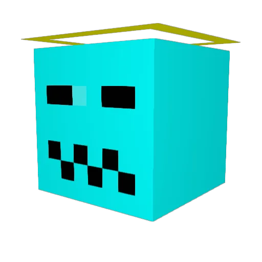 expenderman Minecraft avatar head, 3D render