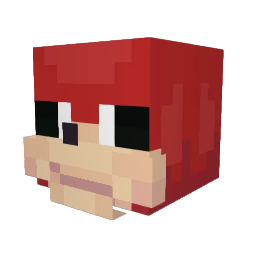 expl0re Minecraft avatar head, 3D render