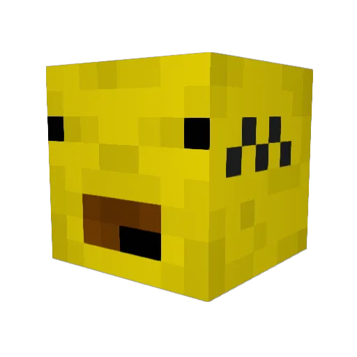 explorer26 Minecraft avatar head, 3D render