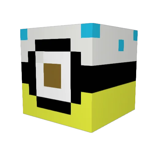 explorer_27 Minecraft avatar head, 3D render
