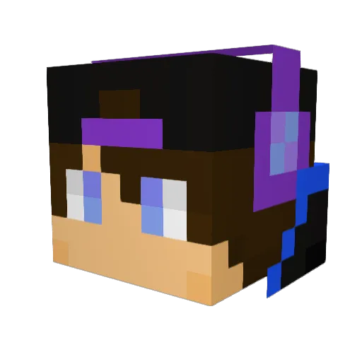 explosivegamer13 Minecraft avatar head, 3D render