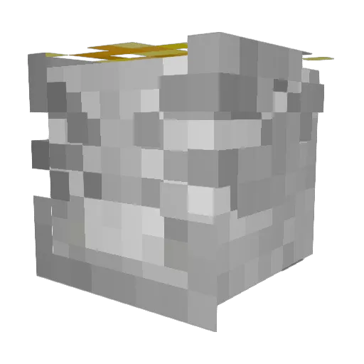 expoink Minecraft avatar head, 3D render