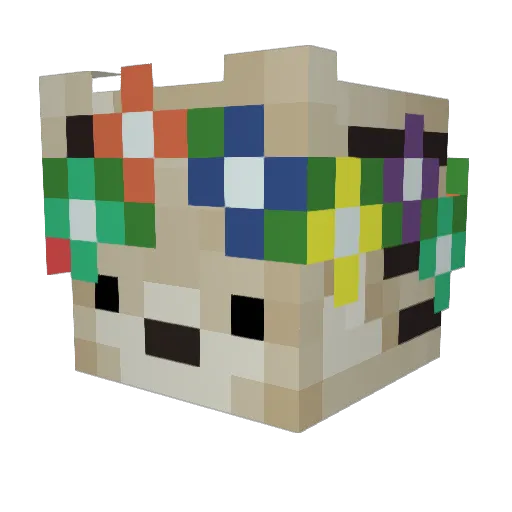 exposingyou Minecraft avatar head, 3D render