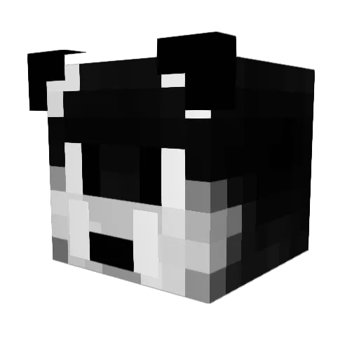 exspiro Minecraft avatar head, 3D render