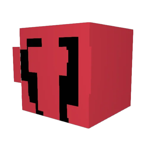 exss_ Minecraft avatar head, 3D render