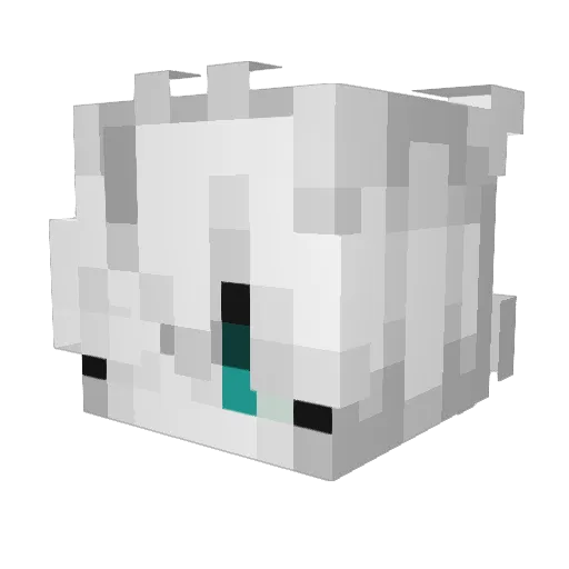extenn Minecraft avatar head, 3D render