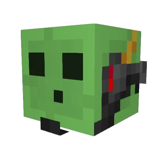 exterminatis2 Minecraft avatar head, 3D render