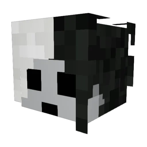externalwallet Minecraft avatar head, 3D render
