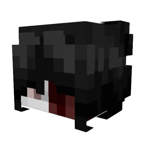 extessme Minecraft avatar head, 3D render