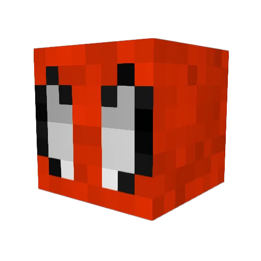 extramemed Minecraft avatar head, 3D render