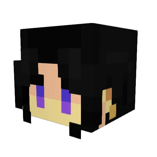 extrateraro Minecraft avatar head, 3D render