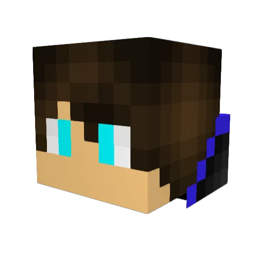 extreme_skill Minecraft avatar head, 3D render