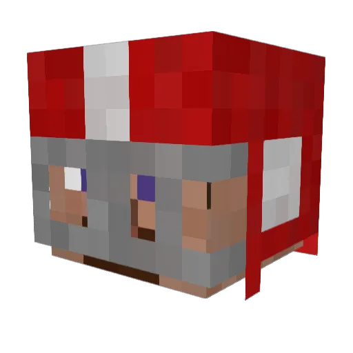 extremekiller33 Minecraft avatar head, 3D render