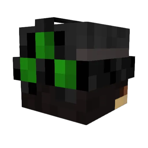 extremgx Minecraft avatar head, 3D render