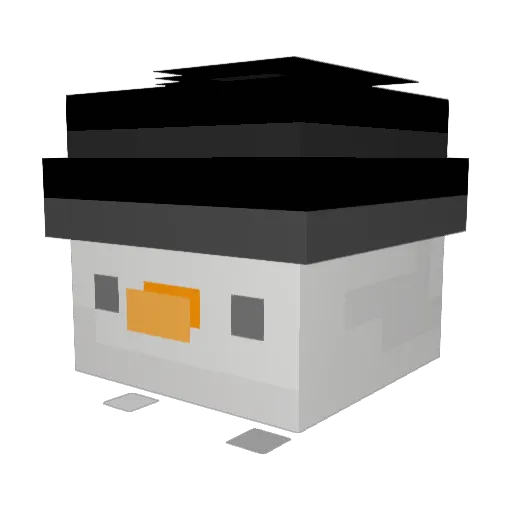 extro_exe Minecraft avatar head, 3D render