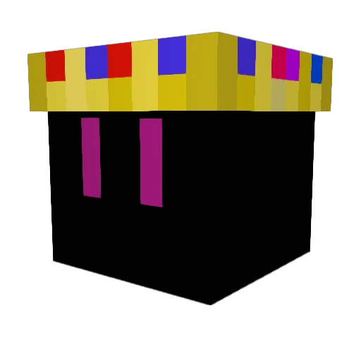 exvp Minecraft avatar head, 3D render