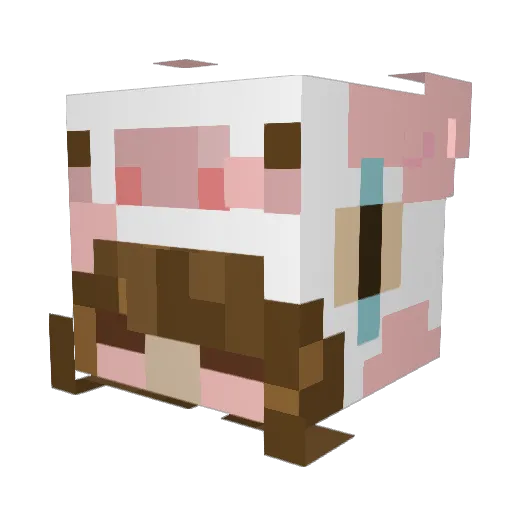 exxoya Minecraft avatar head, 3D render