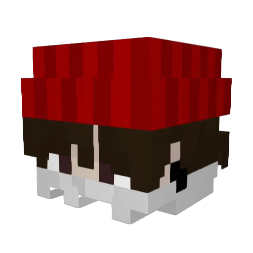ey6s Minecraft avatar head, 3D render
