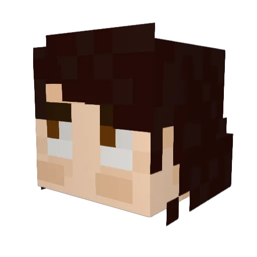ey_tony Minecraft avatar head, 3D render