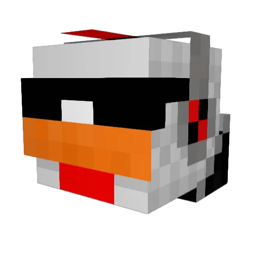 eyal_faingold Minecraft avatar head, 3D render