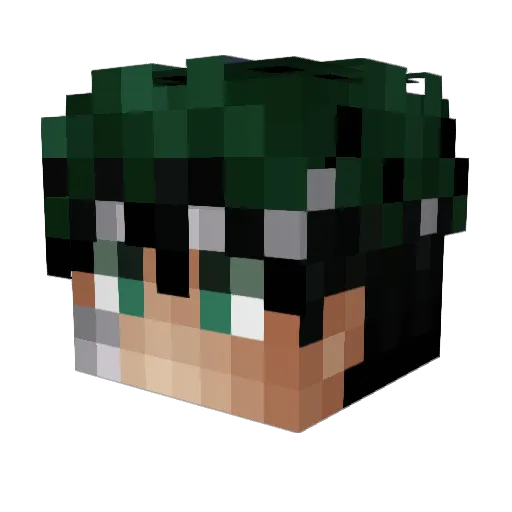 eyaman41 Minecraft avatar head, 3D render