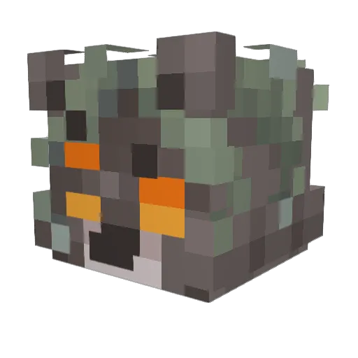 eydilily Minecraft avatar head, 3D render
